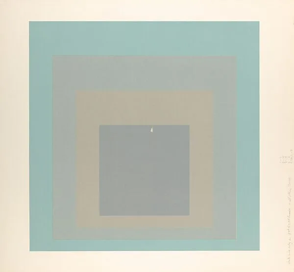Proof for White Line Square series — Josef Albers|Gemini G.E.L.|Kenneth E. Tyler