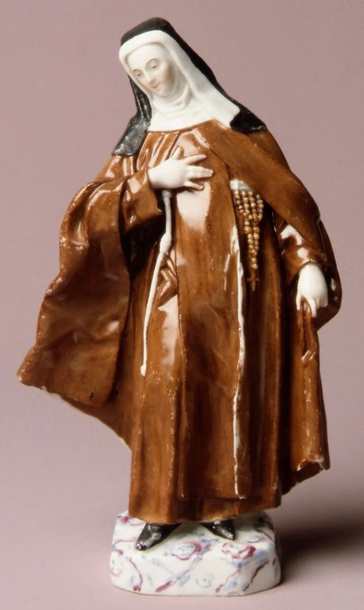 Franciscan Nun (one of a pair) — Höchst Manufactory