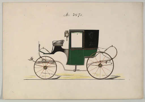 Design for Brougham, no. 3491