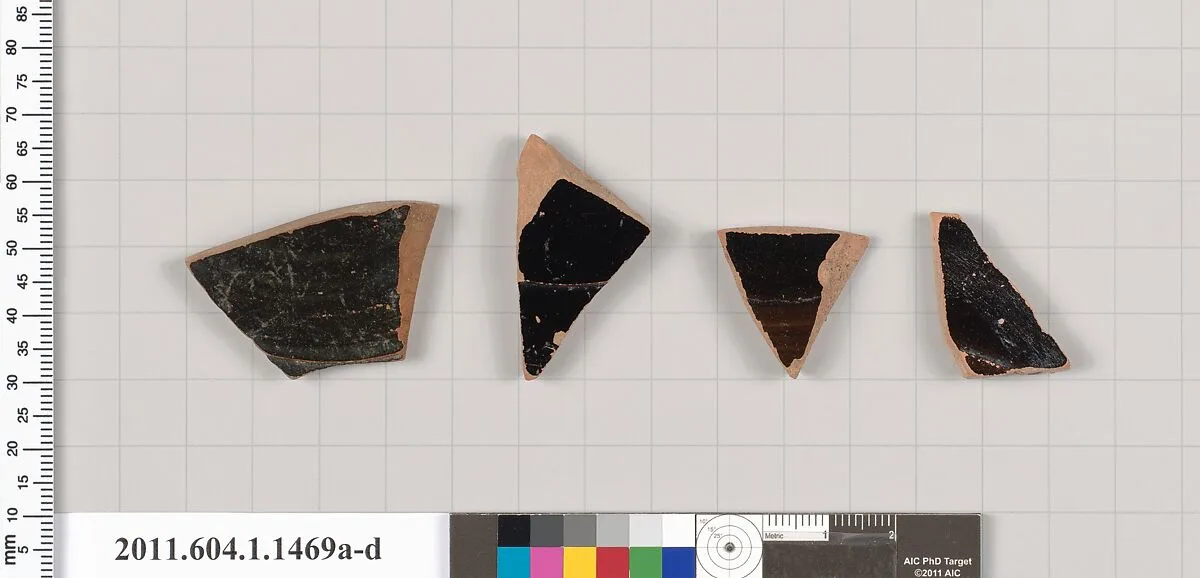 Terracotta fragments of kylikes (drinking cups) — Unknown