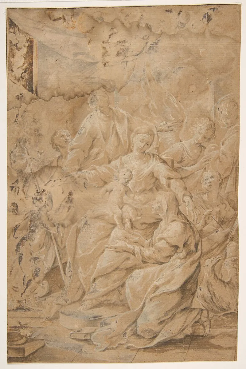 Holy Family — Andrea Sacchi