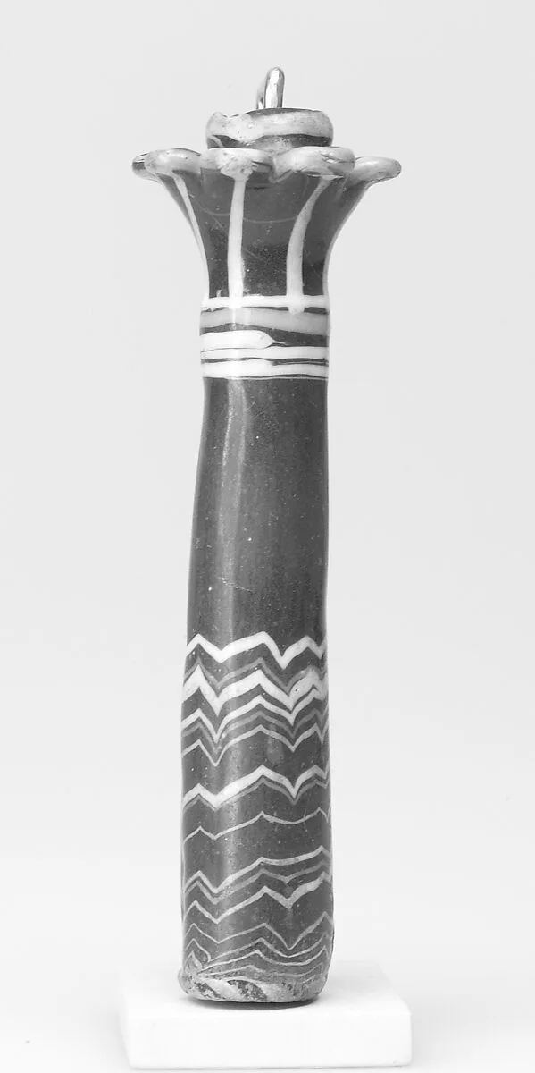 Tube for Eye Paint (Kohl) in the Shape of a Papyrus Column — Unknown