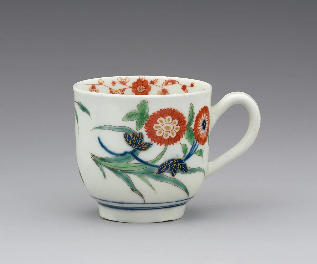 Chocolate cup (part of a service) — Worcester factory