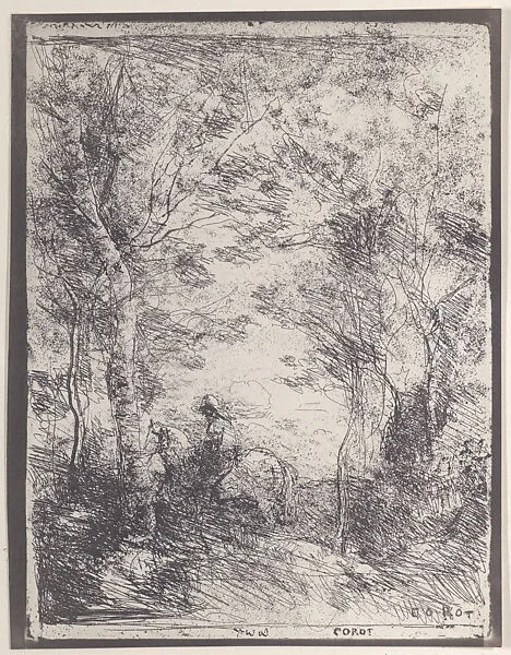 The Small Rider in the Woods (Le Petit Cavalier sous Bois) — Camille Corot|Maurice Le Garrec