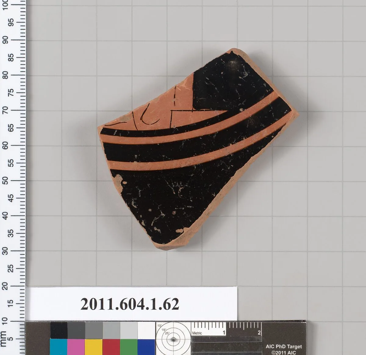 Terracotta fragment of a kylix (drinking cup) — Unknown