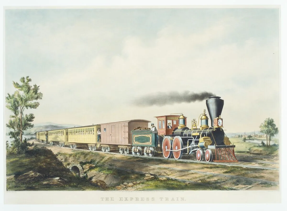 The Express Train — Currier & Ives|Charles Parsons