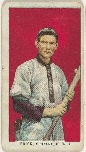 Frisk, Spokane, Northwestern League, from the "Obak Baseball Players" set (T212), issued by the American Tobacco Company to promote Obak Mouthpiece Cigarettes — American Tobacco Company