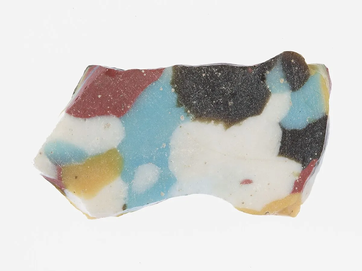 Fragment of a Dish of Polychrome Mosaic Glass — Unknown
