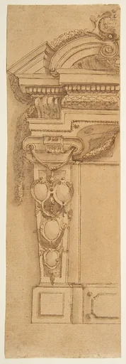 Architectural Design Presenting Two Alternate Solutions (in two fragments)