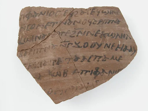 Ostrakon with a Letter from Epiphanius to Jacob