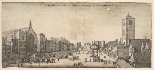 Sala Regalis cum Curia West-monasterÿ, vulgo Westminster haal (Westminster Hall)