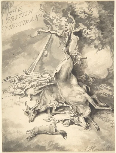 Design for the Frontspiece of The British Sportsman