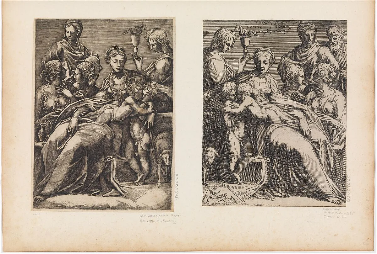 Madonna and Child with Saints — Georges Reverdy|Parmigianino (Girolamo Francesco Maria Mazzola)
