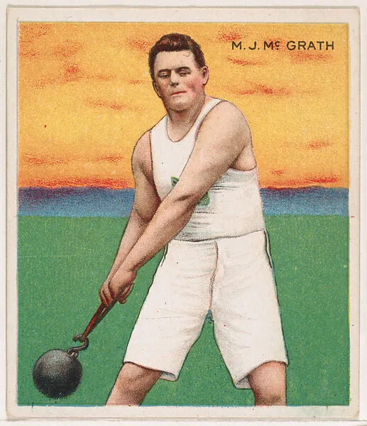 M. J. McGrath, Track and Field, from Mecca & Hassan Champion Athlete and Prize Fighter collection, 1910 — Mecca Cigarettes