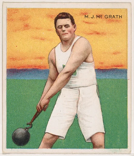 M. J. McGrath, Track and Field, from Mecca & Hassan Champion Athlete and Prize Fighter collection, 1910