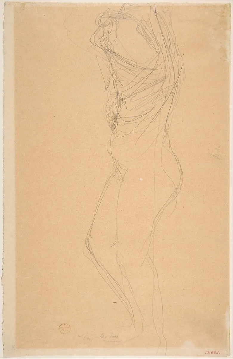 Figure Disrobing — Auguste Rodin