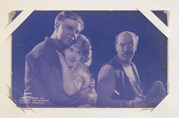 Hoot Gibson and J. Farrell MacDonald from Western Stars or Scenes Exhibit Cards series (W412) — Unknown
