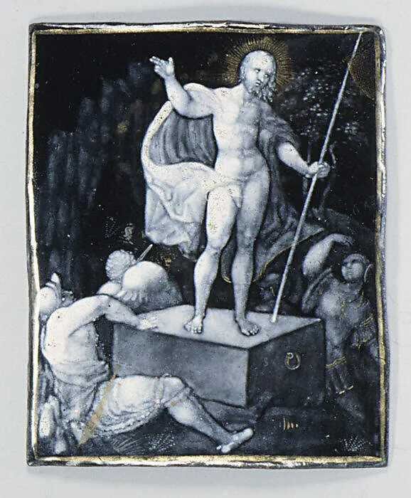 The Resurrection (one of seven) — Jean II Pénicaud|Jean III Pénicaud