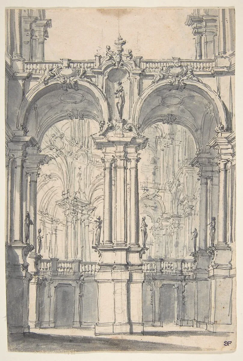Design for Stage Set — Giovanni Battista Natali III