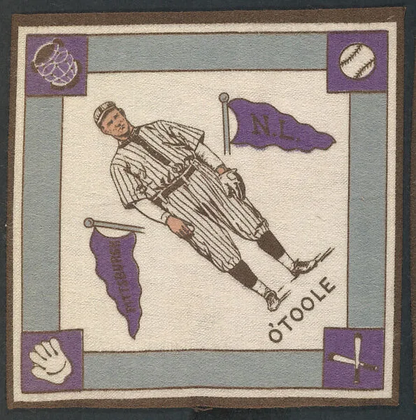 Marty O'Toole, Pittsburgh, National League from Baseball Players Felt Blanket series (B18) — Unknown