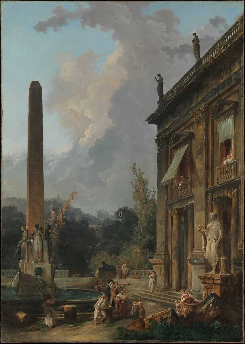 Wandering Minstrels — Hubert Robert