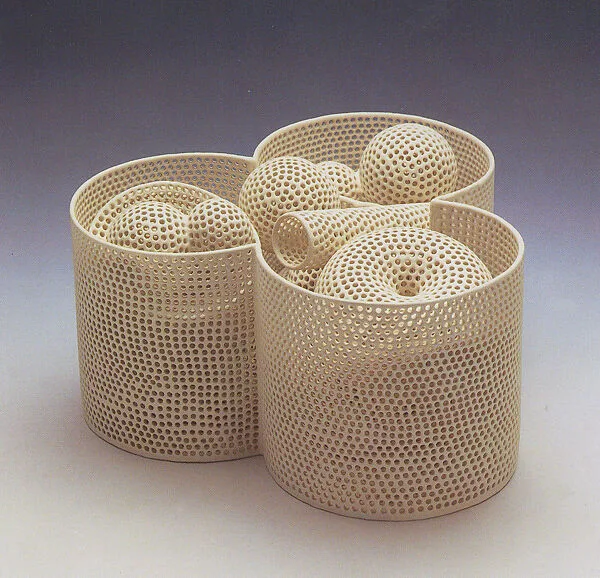 Tri-Lobed Vessel and Contents (Perforated Vessel Series) — Tony Marsh