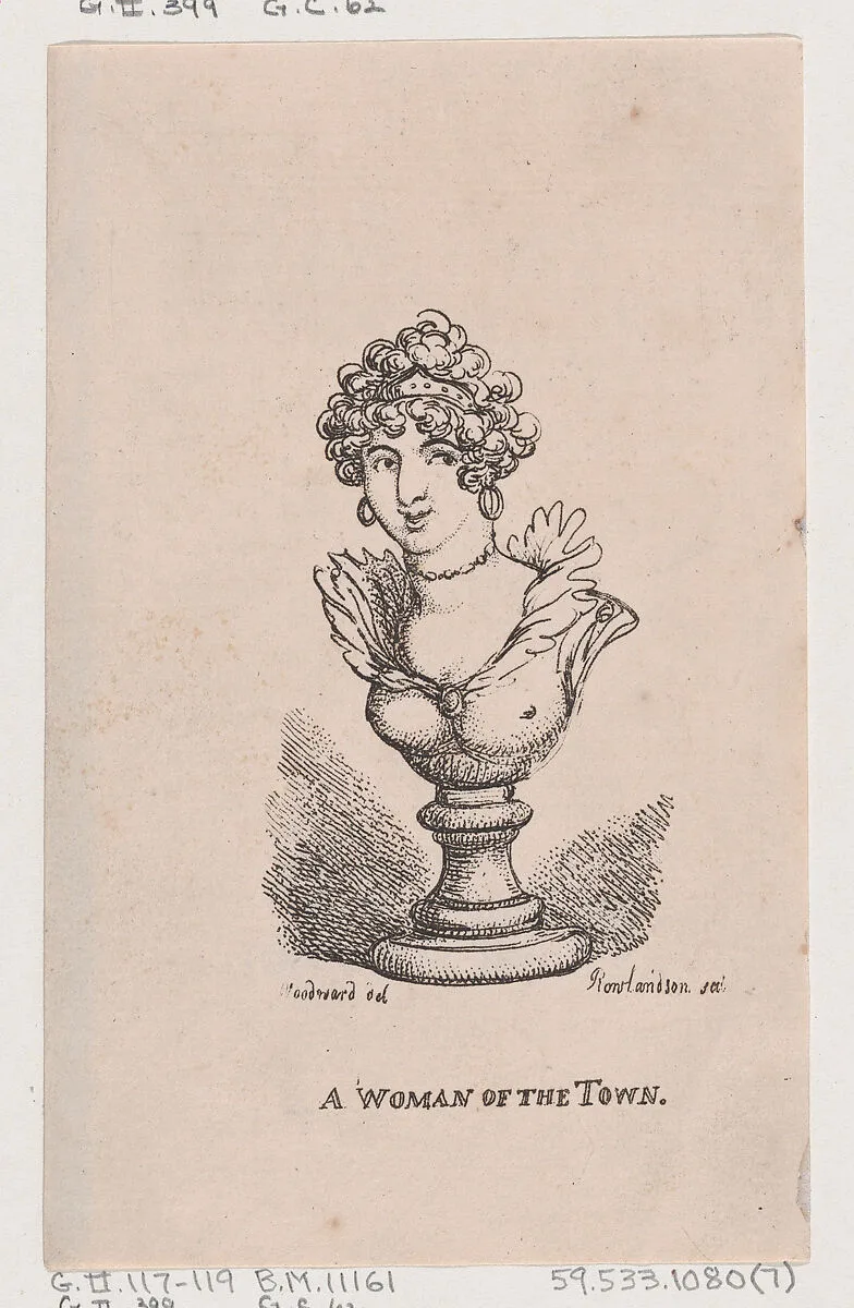 A Woman of the Town — Thomas Tegg|Thomas Rowlandson|George Murgatroyd Woodward