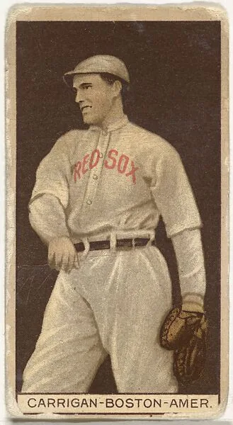 William Carrigan, Boston, American League, from the Brown Background series (T207) for the American Tobacco Company — American Tobacco Company