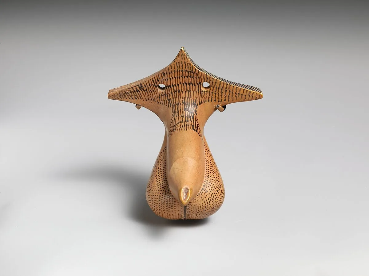 Terracotta vase in the form of a phallus — Unknown