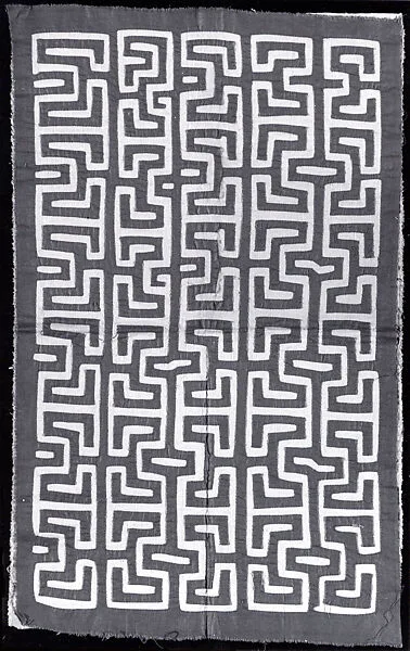 Red and Yellow Appliqued Mola — Unknown