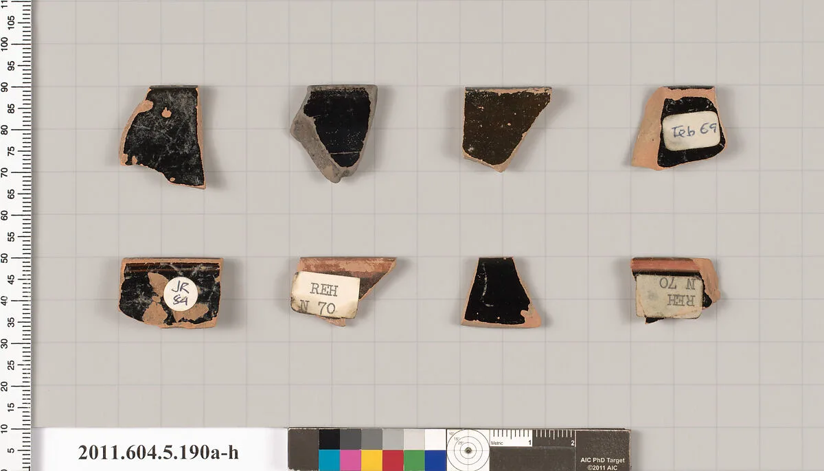Terracotta rim fragments of kylikes (drinking cups) — Unknown