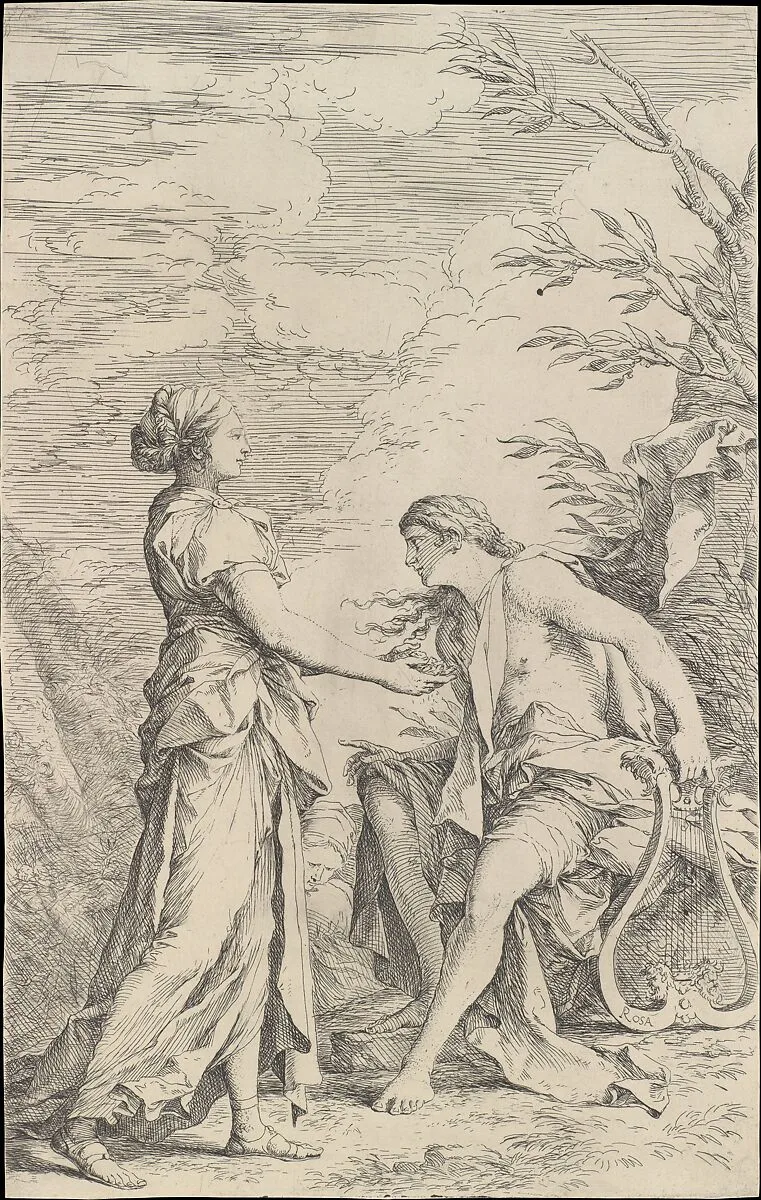 Apollo and the Cumaean Sibyl — Salvator Rosa