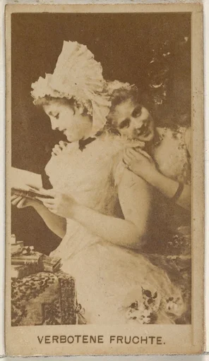 Verbotene Fruchte, from the Actors and Actresses series (N45, Type 8) for Virginia Brights Cigarettes