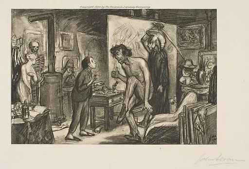 André Meets Rossignol in Monsieur Desruilly's Studio