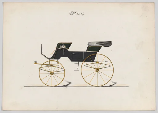 Design for 2 seat Phaeton, no. 3034