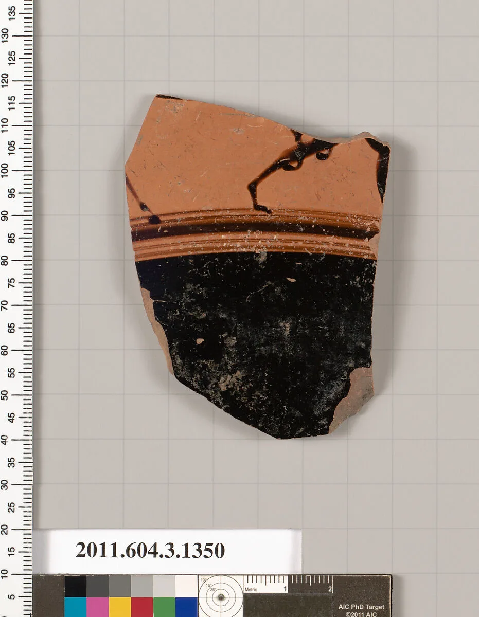 Terracotta fragment of a skyphos (deep drinking cup) — Unknown