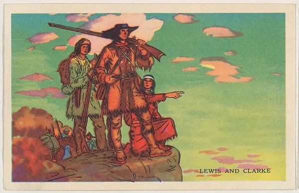 Lewis and Clarke, bakery card from the Frontiers of Freedom series (D39-4), issued by the Gordon Bread Company — Gordon Bread Company