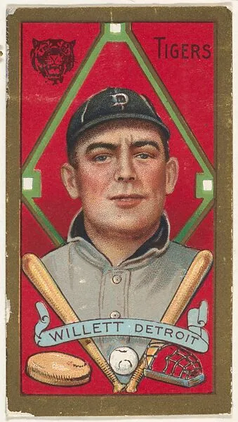 Willett, Detroit Tigers, American League, from the "Baseball Series" (Gold Borders) set (T205) issued by the American Tobacco Company — American Tobacco Company