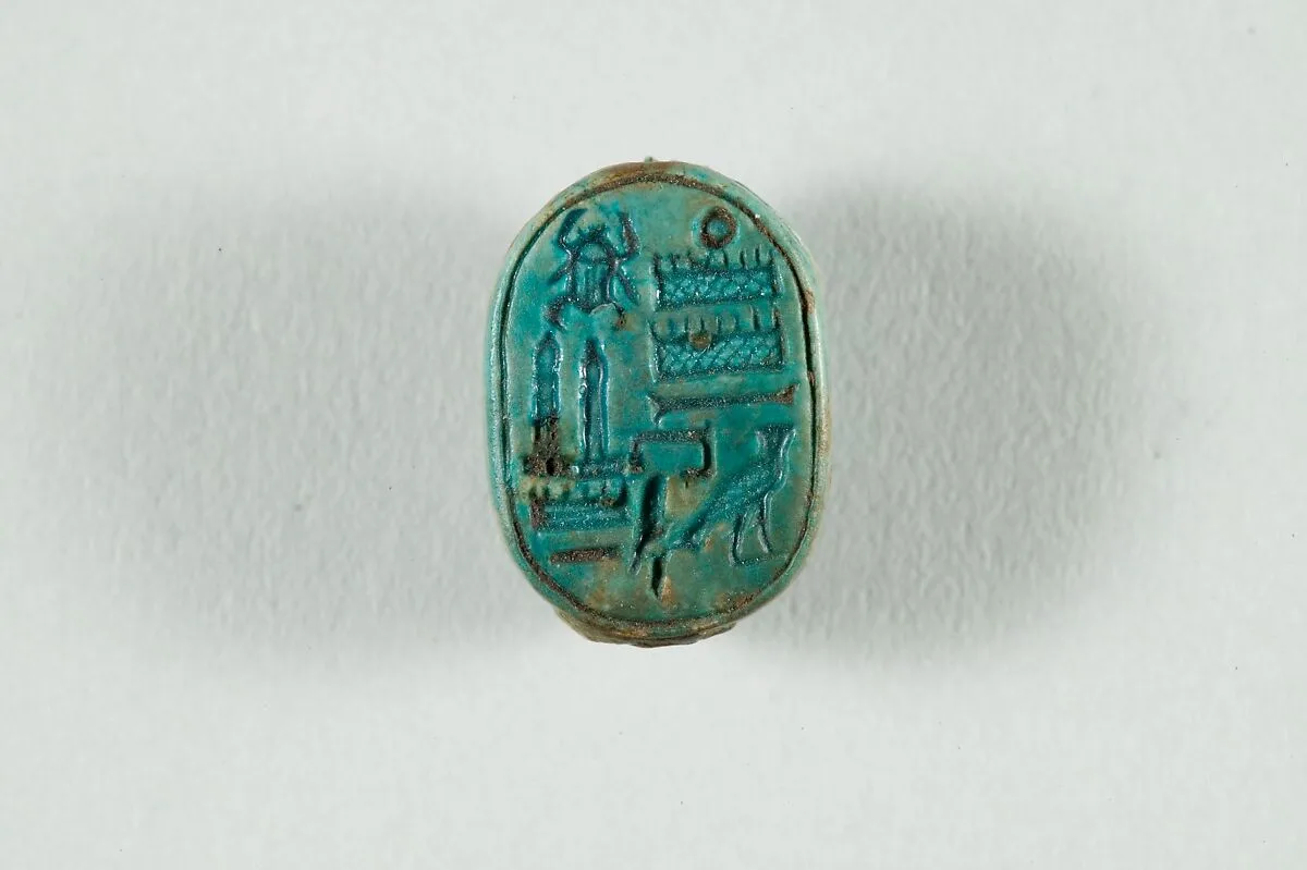 Scarab Commemorating Two Obelisks of Thutmose III — Unknown