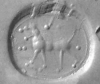 Stamp seal (scaraboid) with animal — Unknown