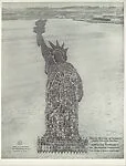 Human Statue of Liberty