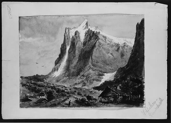 Wetterhorn, Grindelwald (from "Splendid Mountain Watercolours" Sketchbook) — John Singer Sargent