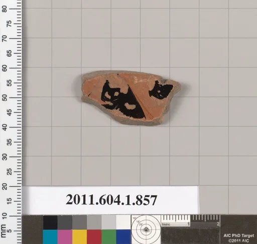Terracotta fragment of a kylix (drinking cup)