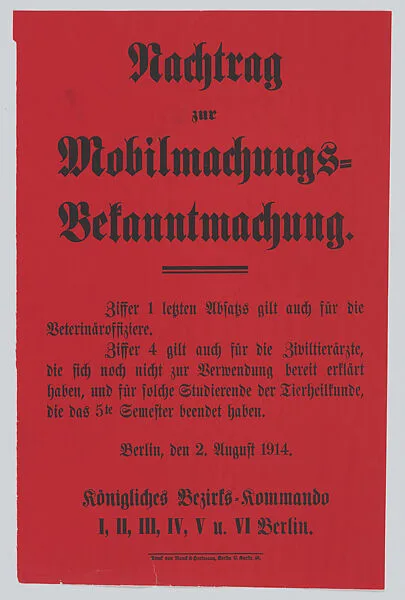 Bekanntmachung — Anonymous