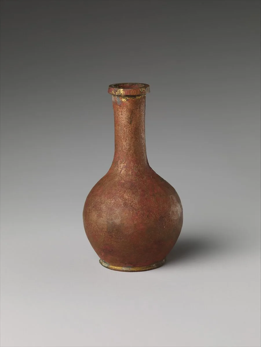 清晚期 掐絲琺瑯樣盒|Vase from sample set of Chinese cloisonné — Unknown