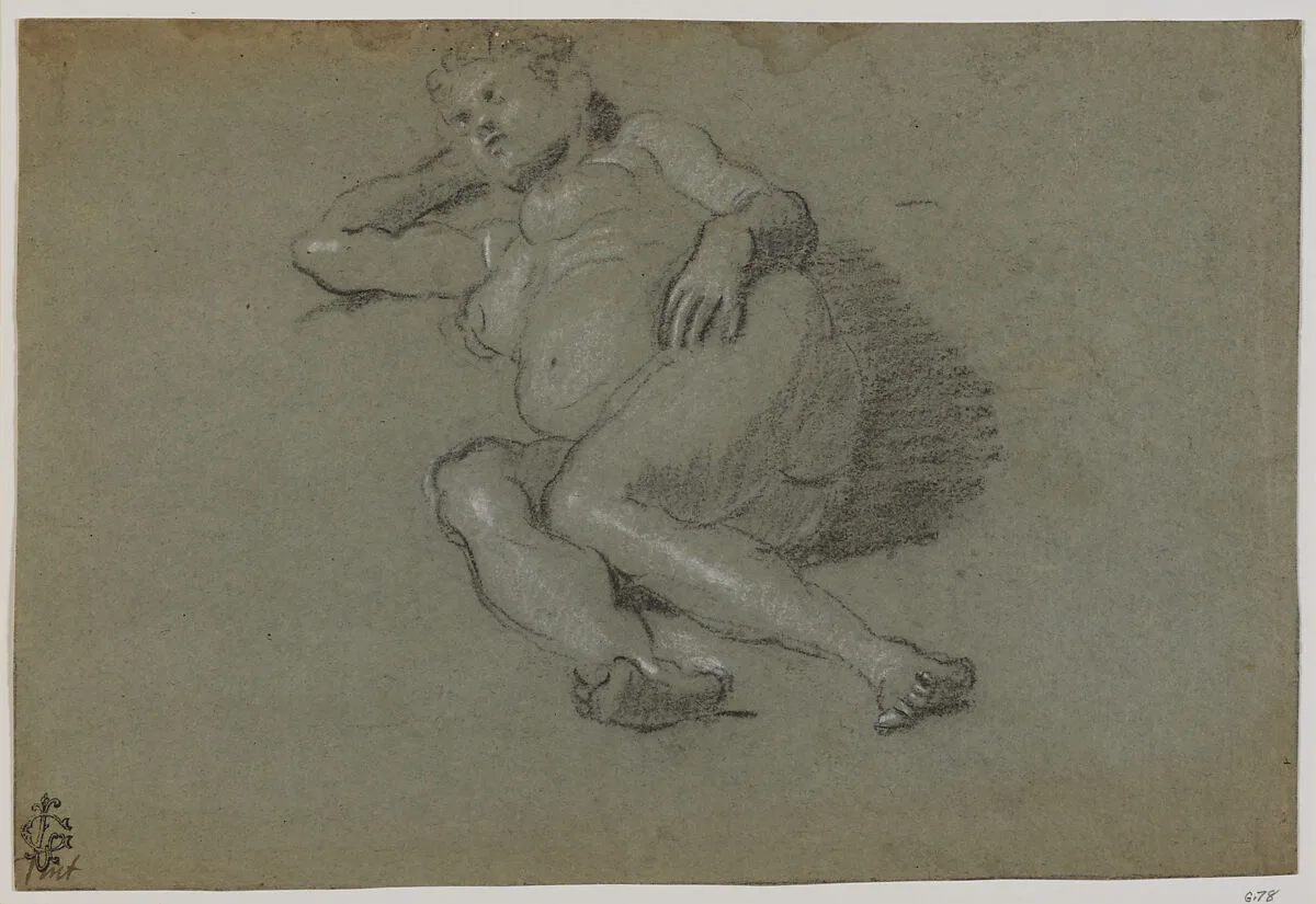 Reclining Female Nude — Domenico Tintoretto