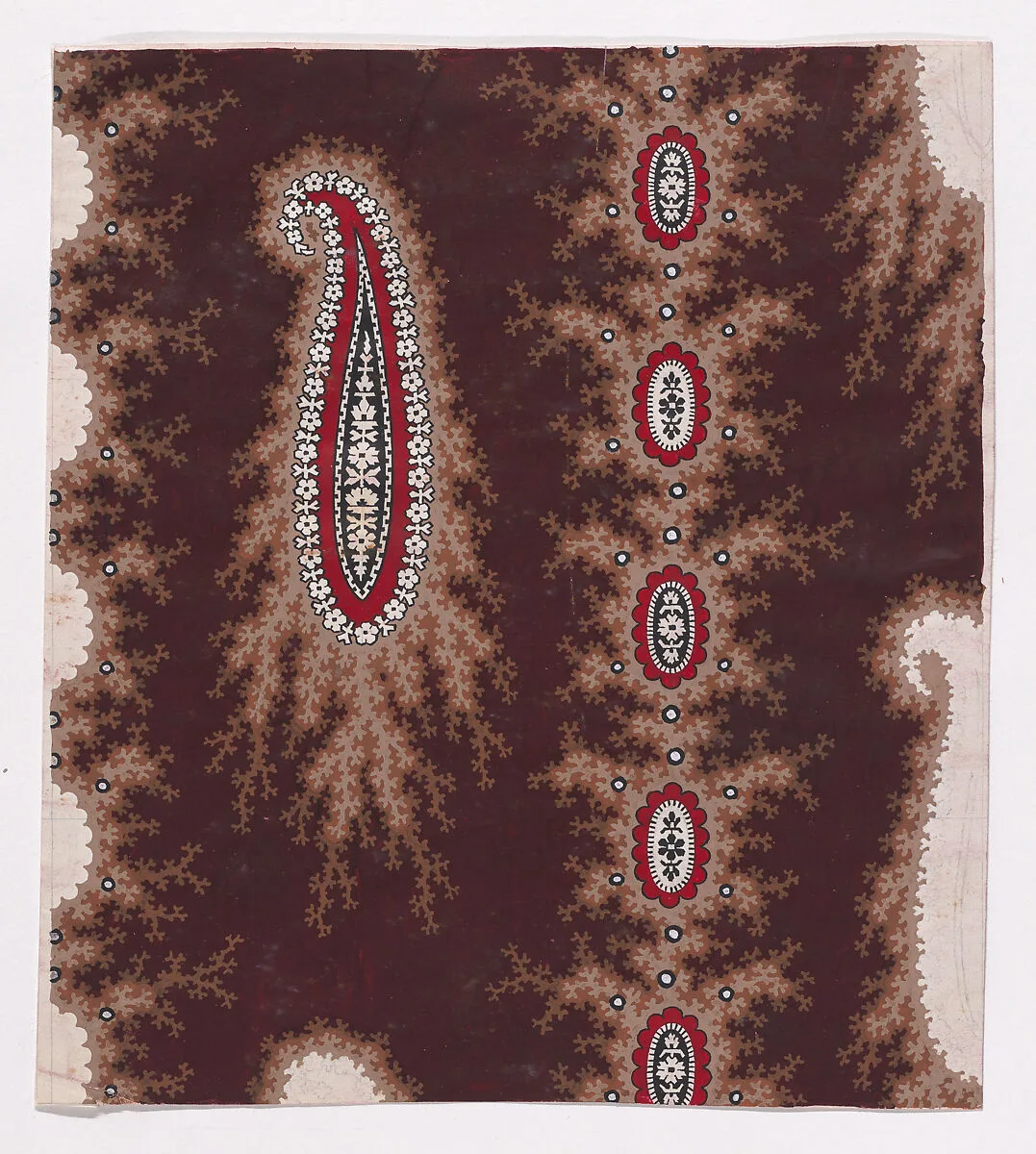 Designs for Printed Cotton Textiles — Anonymous, Alsatian, 19th century