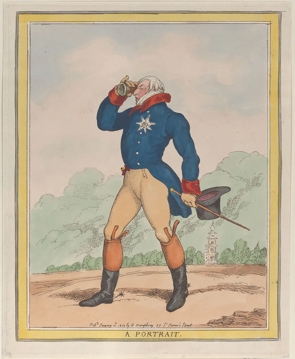A Portrait (Duke of Cumberland) — Hannah Humphrey|Thomas Rowlandson|Ernest Augustus I, King of Hanover, Duke of Cumberland