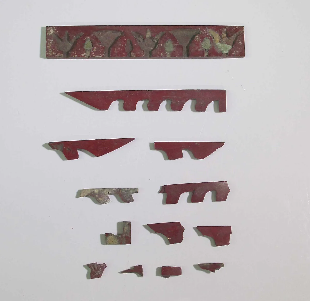 Inlay elements from shrine — Unknown