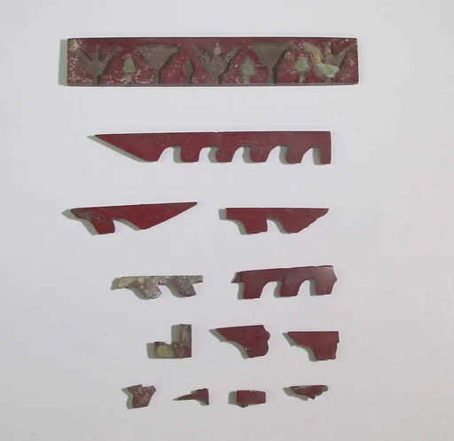 Inlay elements from shrine